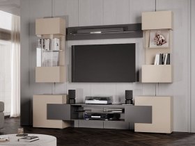 Гостиная Фэнтези (кашемир/графит) в Колывани - kolyvan.mebel-nsk.ru | фото
