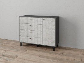 Комод «Катрин-13» (графит/мальта) в Колывани - kolyvan.mebel-nsk.ru | фото