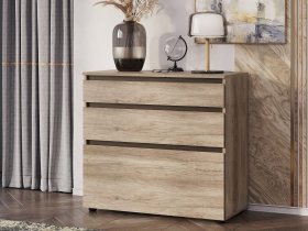 Комод КМ-01 Энигма (венге/дуб каньон) в Колывани - kolyvan.mebel-nsk.ru | фото