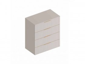Комод с 4 ящ. «Тефия» (тефия/софт сантьяго) в Колывани - kolyvan.mebel-nsk.ru | фото