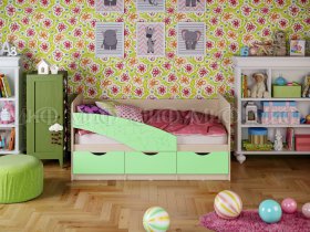 Кровать детская Бабочки 1,8 м в Колывани - kolyvan.mebel-nsk.ru | фото