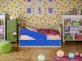 Кровать детская Бабочки 2,0 м в Колывани - kolyvan.mebel-nsk.ru | фото