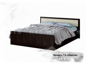 Кровать двуспальная 1,4м LIGHT Фиеста (BTS) в Колывани - kolyvan.mebel-nsk.ru | фото