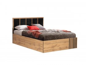 Кровать двуспальная с подъем. мех. 1,6 м Либерти 51.20 в Колывани - kolyvan.mebel-nsk.ru | фото