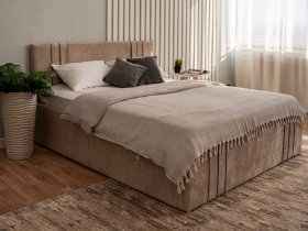 Кровать двуспальная 1,4м с подъем. мех. Леванте в Колывани - kolyvan.mebel-nsk.ru | фото