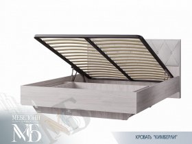 Кровать двуспальная с подъем. мех. 1,6 м  Кимберли КР-13 в Колывани - kolyvan.mebel-nsk.ru | фото