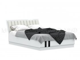 Кровать двуспальная с подъем.мех. 1,6м Магнолия в Колывани - kolyvan.mebel-nsk.ru | фото