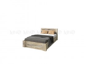 Кровать с ортопед. осн. 1,2м Ривьера в Колывани - kolyvan.mebel-nsk.ru | фото