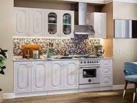 Кухонный гарнитур Лиза-2 (белый) в Колывани - kolyvan.mebel-nsk.ru | фото