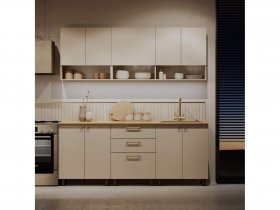 Кухонный гарнитур Орма 2,0м в Колывани - kolyvan.mebel-nsk.ru | фото