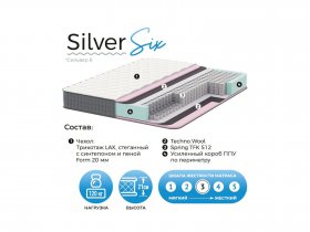 Матрас Silver Six в Колывани - kolyvan.mebel-nsk.ru | фото