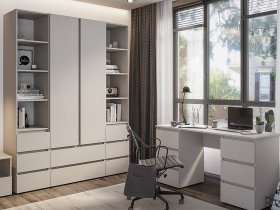 Модульная детская Люмо (кашемир) в Колывани - kolyvan.mebel-nsk.ru | фото