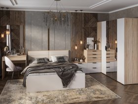 Модульная спальня Норд в Колывани - kolyvan.mebel-nsk.ru | фото