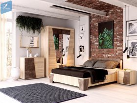Модульная спальня Санремо в Колывани - kolyvan.mebel-nsk.ru | фото