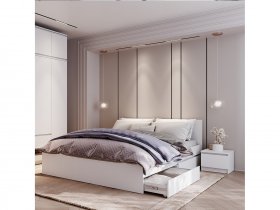 Модульная спальня Симпл в Колывани - kolyvan.mebel-nsk.ru | фото