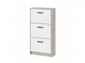 Обувница ОБ-3 Вега (дуб крафт серый/белый) в Колывани - kolyvan.mebel-nsk.ru | фото