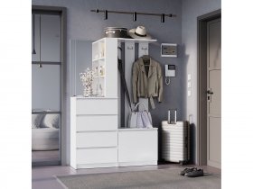 Прихожая Симпл ПР-04 (белый) в Колывани - kolyvan.mebel-nsk.ru | фото