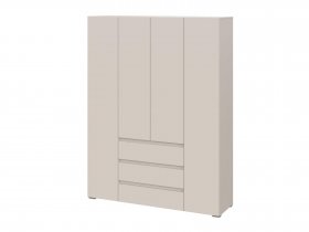 Шкаф четырехстворчатый с ящиками Люмо ШК-05 в Колывани - kolyvan.mebel-nsk.ru | фото