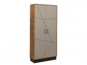 Шкаф двухстворчатый комбинированный для одежды Гамма  54.14 в Колывани - kolyvan.mebel-nsk.ru | фото