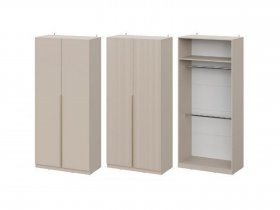 Шкаф ШК-100 Эккервуд (меланж) в Колывани - kolyvan.mebel-nsk.ru | фото