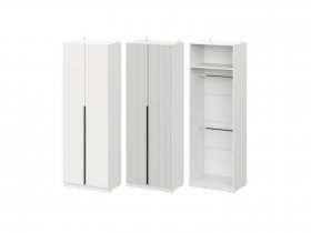 Шкаф ШК-75 Эккервуд (белый) в Колывани - kolyvan.mebel-nsk.ru | фото