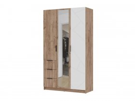 Шкаф трехстворчатый 1200 ШК-03 Орегон в Колывани - kolyvan.mebel-nsk.ru | фото