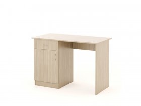 Стол письменный СП-01 (Биг) ясень шимо светлый в Колывани - kolyvan.mebel-nsk.ru | фото