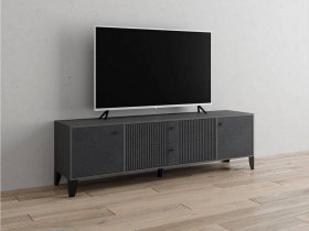 Тумба под ТВ Парус-10 (графит/гранит лофт) в Колывани - kolyvan.mebel-nsk.ru | фото