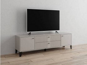 Тумба под ТВ Парус-10 (кашемир/сантьяго софт) в Колывани - kolyvan.mebel-nsk.ru | фото